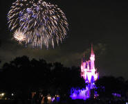 Walt Disney World Castle 4th of July