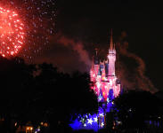 Walt Disney World Castle 4th of July