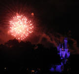 Walt Disney World Castle 4th of July
