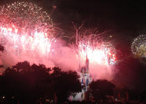 Walt Disney World Castle 4th of July
