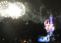 Walt Disney World Castle 4th of July