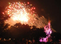 Walt Disney World Castle 4th of July